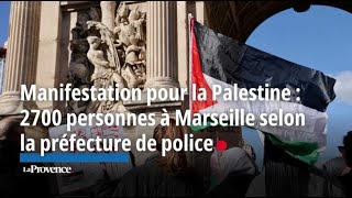 À Marseille, 3 000 marcheurs en faveur de la paix en Palestine