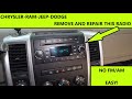 No sound on fmam  chryslerjeepramdodge  radio repair