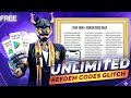 🤑🔥FREE FIRE UNLIMITED REDEEM CODE GLITCH 🥳 | HOW TO GET GOOGLE PLAY STORE REDEEM CODES FREE