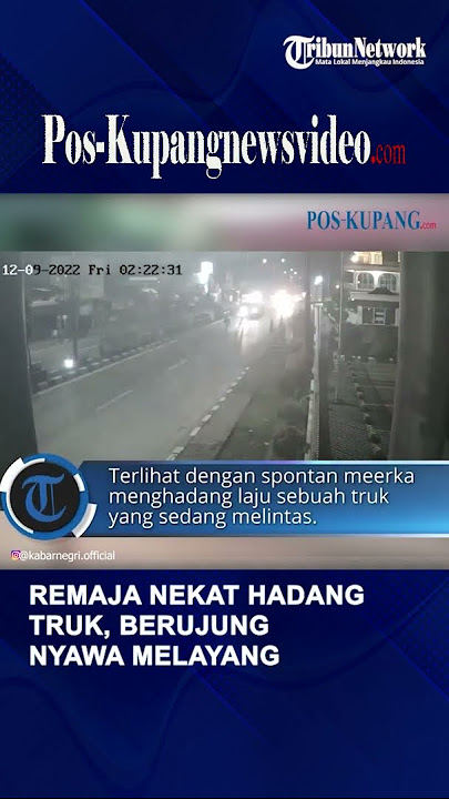 Nekat Hadang Truk, Remaja di Cikarang Barat Tewas Terlindas
