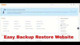 How to Backup and Restore WordPress Website from cPanel