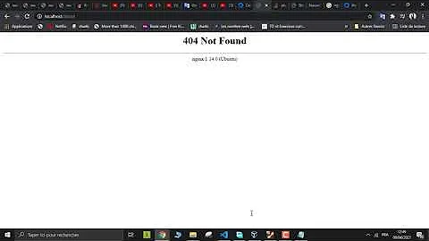 How to fix 404 not found nginx problem?