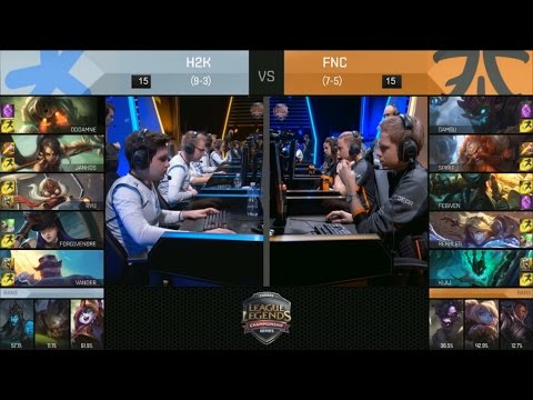 H2K vs FNC Highlights - H2K vs FNATIC - EU LCS Week 7 - SPRING 2016