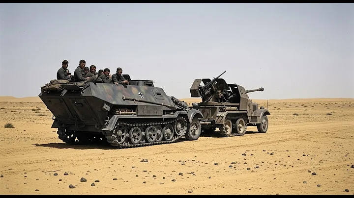 GIs Drove A Seized German Sd. KFZ 7 Heavy Tractor - Realized It Burned More Fuel Than M3 Half Tracks