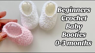 CROCHET EASIEST BABY SHOES EVER! 0-3 MONTHS by Crochet by Nora 942 views 2 weeks ago 19 minutes