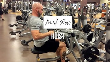 Hoist plate-loaded Mid Row