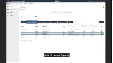 How to increase the capacity of a volume for ThinkSystem Storage DE Series systems