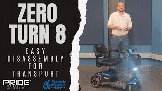 Pride Jazzy Zero Turn 8 4 Wheel Scooter JazzyZTS 2024