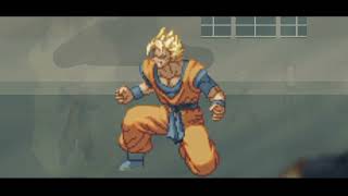 Future Gohan vs Android 18 & 17 | Cancelled Sprite Animation (Sticknodes)