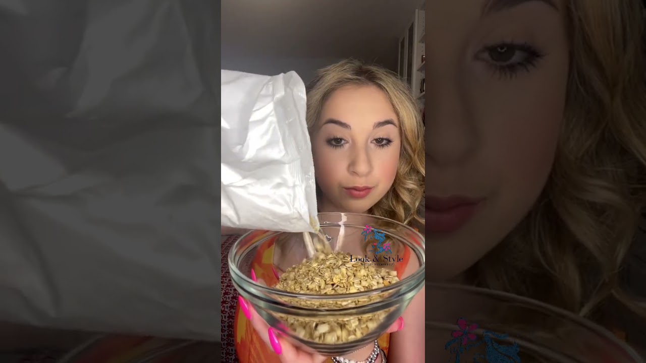 Cereal with orange juice! 