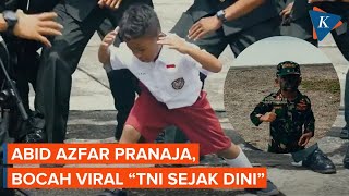 Sosok Bocah Viral 'TNI Sejak Dini', Ternyata Anak Perwira