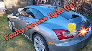 DIY Reverse light fix for 2004 Chrysler crossfire 3.2 Automatic.