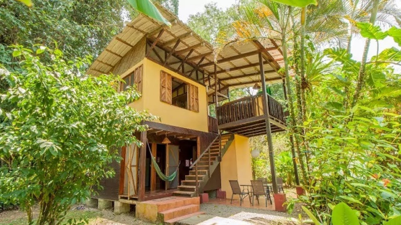 Jungle Wooden House with Floor Plan YouTube