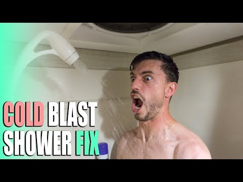 rv-shower-cold-water-blast-&-leaky-shut-off-valve-fix---diy-rv-upgrade