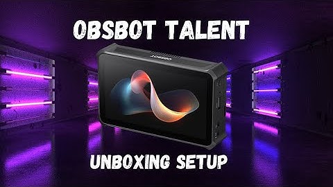 OBSBOT Talent  Switcher Monitor Encorder Recorder All in One Video Mixer
