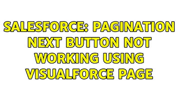 Salesforce: Pagination next button not working Using Visualforce Page