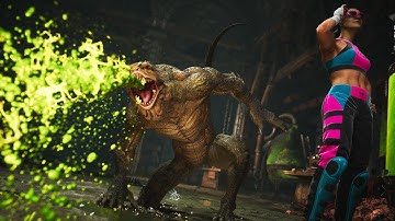 Mortal Kombat 1 - UMK3 Reptile with Janet Cage Kameo - Local Match