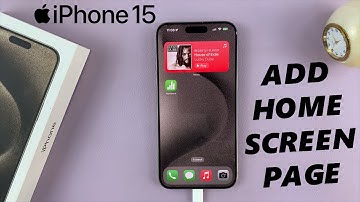 How To Create / Add a Home Screen Page On iPhone 15 & iPhone 15 Pro