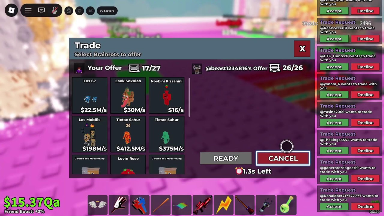 Sab trading, trading machine only