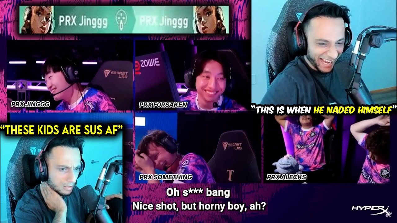 FNS Reacts To PRX SUS VOICE COMMS vs BOOM Esports