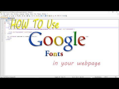 How to use google fonts in your style-sheet/webpage easy