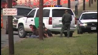 RAW VIDEO: Immigrant chase ends at Mercedes Rodeo