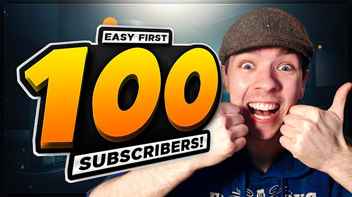 How To Get Your First 100 SUBSCRIBERS - EASY YouTube Guide
