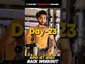 BACK WORKOUT (DAY-23) @MivishVerma #subscribe #motivation #fitneess #like #follow #minivlog