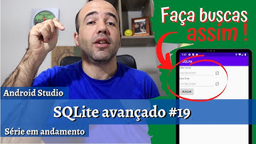 Usando DatePickers para chamar métodos de pesquisa de datas | SQLite Avançado #19
