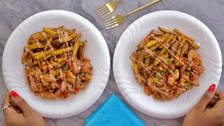 How I Make the Famous CHICKEN & CHIPS Recipe the Healthy Way! - ZEELICIOUS FOODS