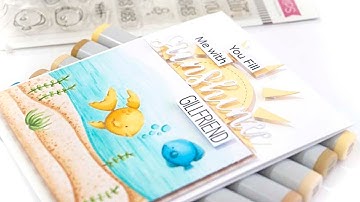 Copic Coloring an Ocean Scene with Mindy Baxter