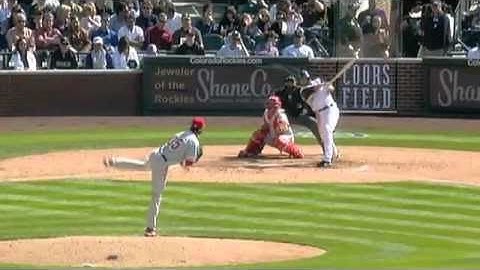 2009/04/10 Spilborghs doubles into the gap