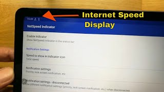 How to Enable Internet Speed Indicator on S6 Lite | Android screenshot 2