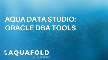 Aqua Data Studio - Oracle DBA Tools
