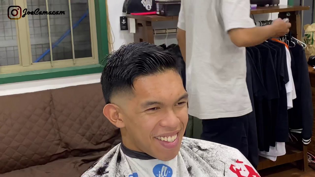 Burst Or Temple Fade Haircut Tutorial No Sound Check The Video W Sound Link In The Description Youtube