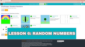Code.org Lesson 6 Random Numbers | Unit 3 - Interactive Animations and Games (