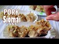 How To Make Pork Siomai I Siomai Recipe Filipino Style I Homemade Siomai