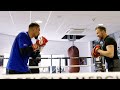 Joseph Parker in final training session at Tyson Fury’s gym with new trainer Andy Lee