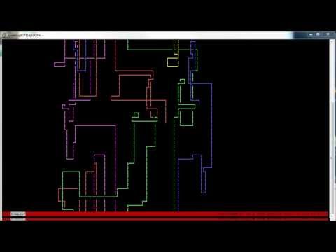 ncurses pipes screensaver