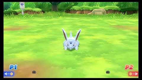 Pokemon Lets Go Eevee Junior Makes his Debut (Shiny Nidoran Male)