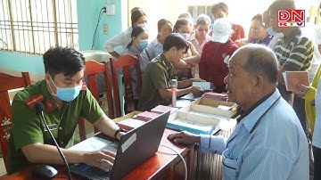 Công an huyện Cẩm Mỹ tập trung thực hiện làm căn cước công dân cho người dân