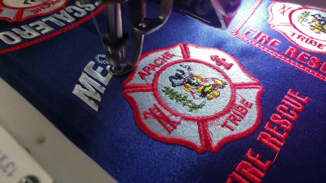 Custom Patch Embroidered Mescalero Fire Rescue Preview YouTube