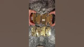 Adjustable door hinges that all have the same Patent Number stamped on them Pat.Nr. 5.701.636