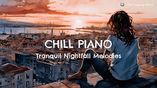 'Tranquil Nightfall Melodies  Piano Harmonies for Deep Rest and Renewal ”