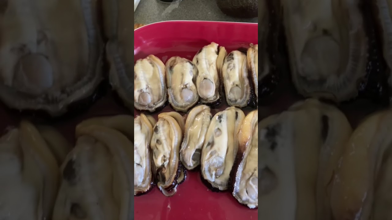 Curried mussel fritters