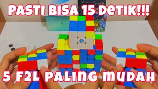 Pemula WAJIB banget hafal 5 kasus F2L ini…!!! Di jamin masuk sub 20