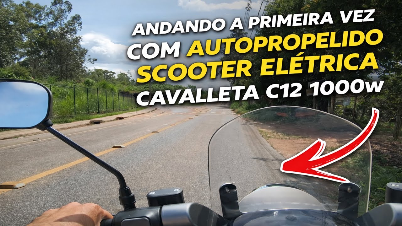 Primeira Experiência com Autopropelido Elétrico | Cavalleta C12 1000W