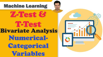 z-test & t-test | Bivariate Analysis for Numerical-Categorical Variables