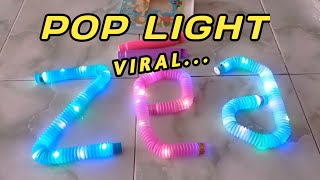 Review Mainan POP LIGHT POP pipes Viral Terbaru