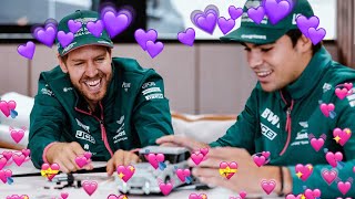 Sebastian Vettel & Lance Stroll Funny and Cute Moments